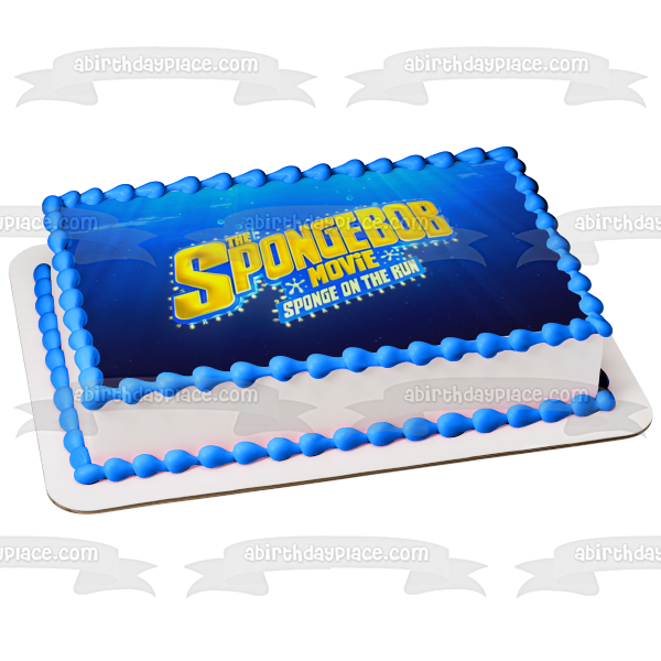 The SpongeBob Movie: Sponge on the Run Edible Cake Topper Image ABPID52041
