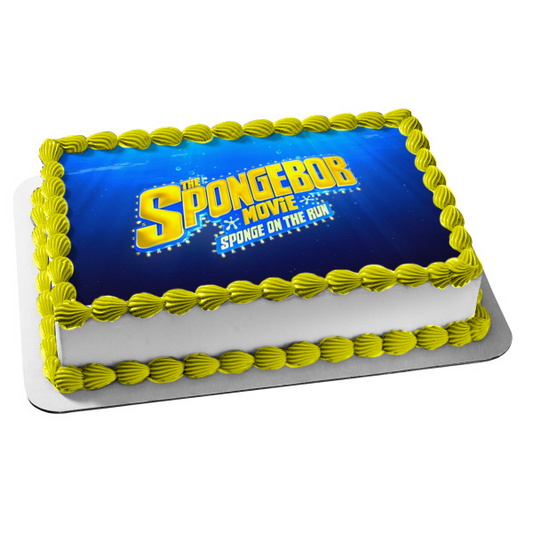 The SpongeBob Movie: Sponge on the Run Edible Cake Topper Image ABPID52041