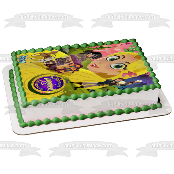 Rapunzel's Tangled Adventure Cassandra Pascal Flynn Edible Cake Topper Image ABPID52103