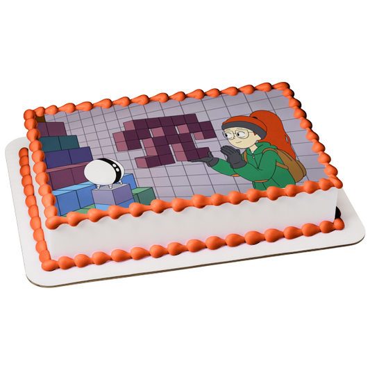 Infinity Train Tulip Edible Cake Topper Image ABPID52146