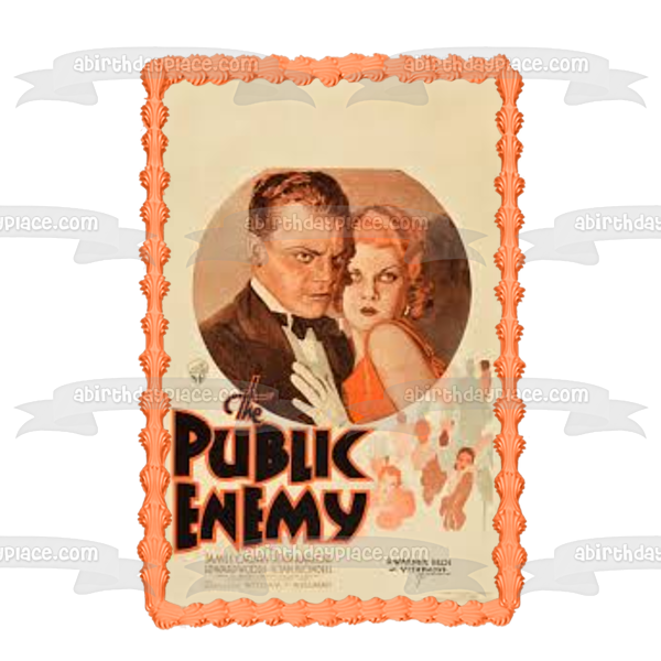 The Public Enemy Movie Gangster Edible Cake Topper Image ABPID52317