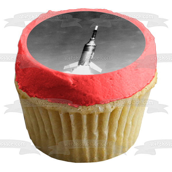 Launch of Little Joe-2 Wallops Island Mercury Edible Cake Topper Image ABPID52355
