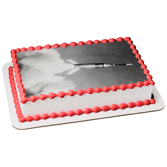 Launch of Little Joe-2 Wallops Island Mercury Edible Cake Topper Image ABPID52355