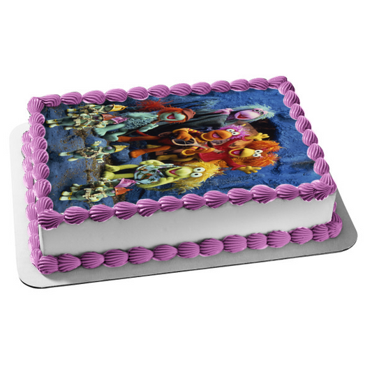 Fraggle Rock: ¡Sigue rockeando! Gobo Fraggle Rojo Fraggle Mono Fraggle Boober Fraggle Tío Viajando Matt Wembley Fraggle Edible Cake Topper Imagen ABPID52471 