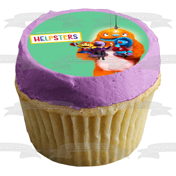 Helpsters Help You Cody Heart Scatter Mr. Primm Edible Cake Topper Image ABPID52472