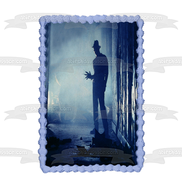Freddy Krueger Nightmare on Elm Street Classic Horror Film Edible Cake Topper Image ABPID52791