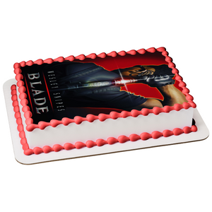 Blade Sword Movie Poster Edible Cake Topper Image ABPID52971