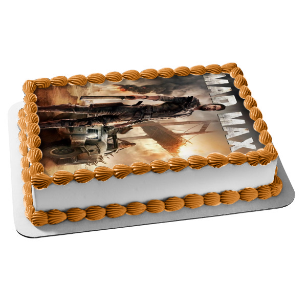 Mad Max Video Game Poster Edible Cake Topper Image ABPID52840