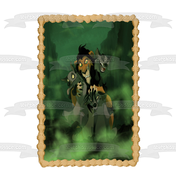 Scar Evil Hyenas Be Prepared the Lion Kingshenzi Banzai Ed Disney Edible Cake Topper Image ABPID52860