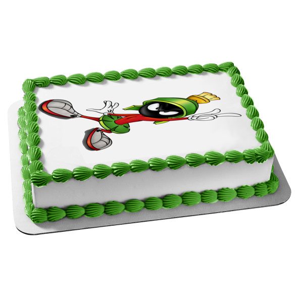 Marvin the Martian Looney Tunes Classic Cartoon Edible Cake Topper Image ABPID53231