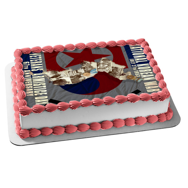 National Korean War Veterans Armistice Day 67th Anniversary Edible Cake Topper Image ABPID54145