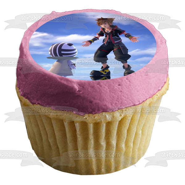 Kingdom Hearts 3 Re Mind DLC Sora Edible Cake Topper Image ABPID53414