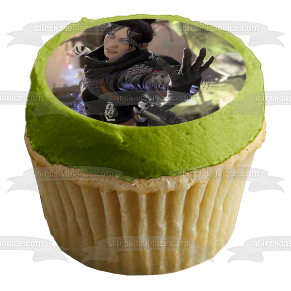 Apex Legends Wraith Edible Cake Topper Image ABPID53439