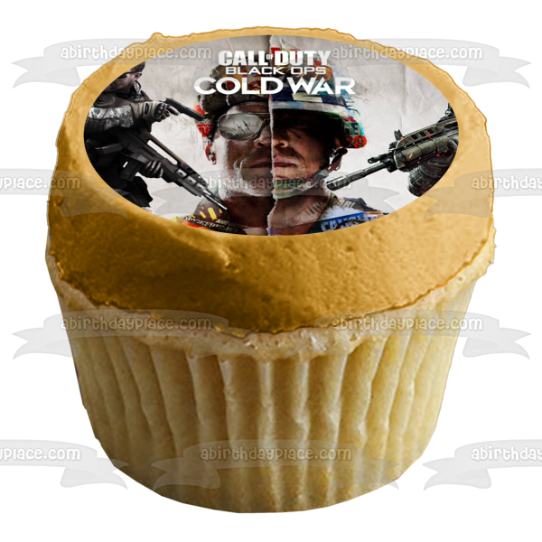 Call of Duty Black Ops Cold War Russel Adler Edible Cake Topper Image ABPID53466