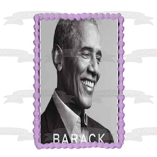 Imagen comestible para decoración de tarta del día de Barak Obama ABPID54153 