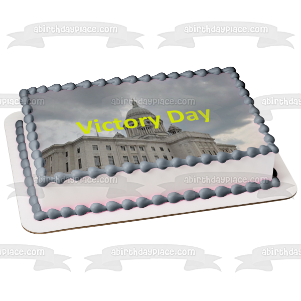 Victory Day Edible Cake Topper Image ABPID54161