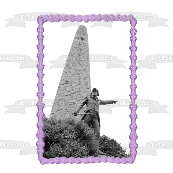 Bennington Battle Day Vermont Bennington Battle Day Monument Edible Cake Topper Image ABPID54170