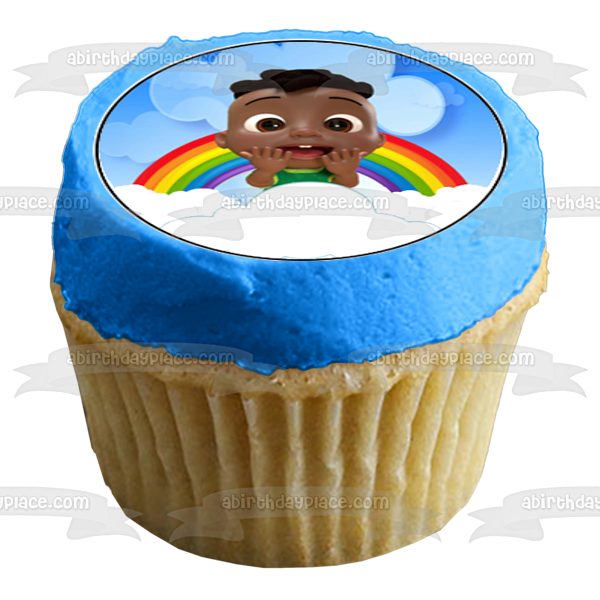 Cocomelon Cody 12 Count Cupcake Toppers Edible Cake Topper Image ABPID54030