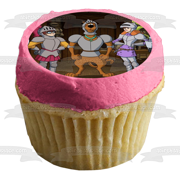 ¡Scooby Doo! La espada y el Scoob Velma Daphne Fred Edible Cake Topper Imagen ABPID53911 