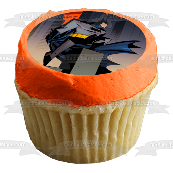 Batman Alma del Dragón Batman en la ciudad Imagen comestible para decoración de tarta ABPID53927 