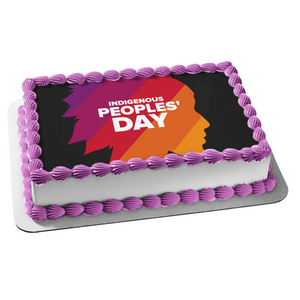 Indigenous People Day Edible Cake Topper Image ABPID54280