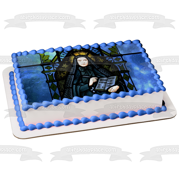 Imagen comestible para decoración de tarta del día de Frances Xavier Cabrini ABPID54256 