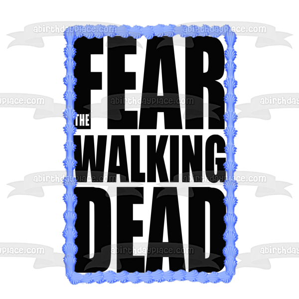 Imagen de decoración comestible para tarta de Fear the Walking Dead ABPID54451 