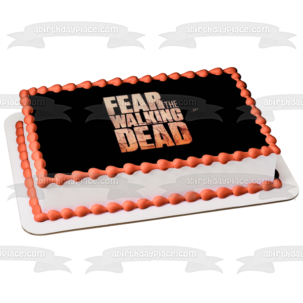 Fear the Walking Dead Edible Cake Topper Image ABPID54452