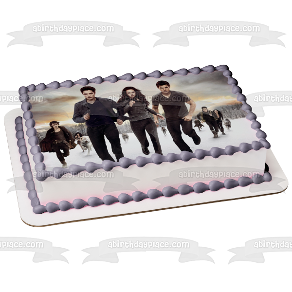 The Twilight Saga: Breaking Dawn Part 2 Bella Jacob Edward Edible Cake Topper Image ABPID54593