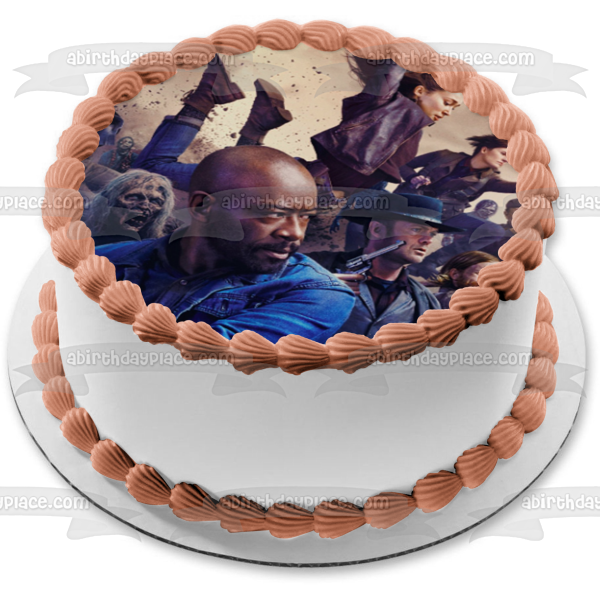 Fear the Walking Dead Morgan Al Alicia John Zombies Imagen comestible para decoración de tarta ABPID54459 