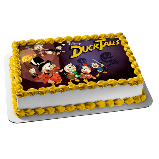 Disney Duck Tales Huey Duey Louie Scrooge McDuck Edible Cake Topper Image ABPID54378