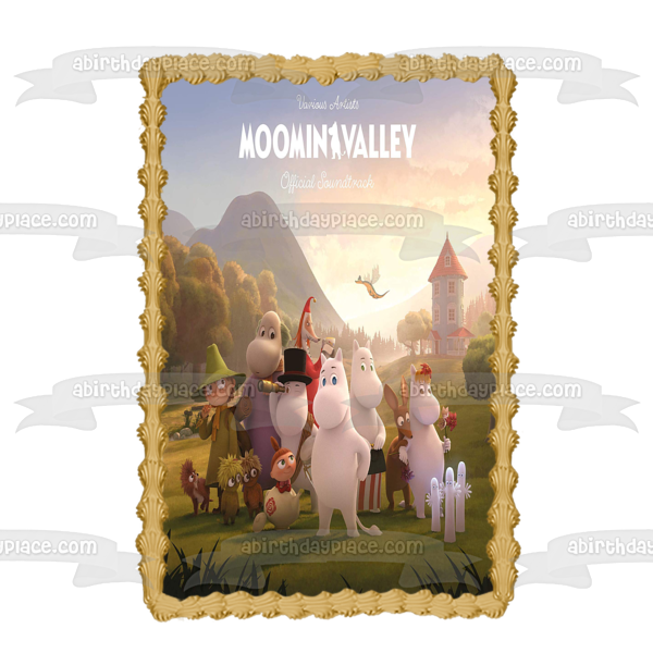 Moominvalley Moominpapa Moominmama Snork Maiden Moomintroll Edible Cake Topper Image ABPID54384
