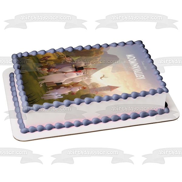 Moominvalley Moominpapa Moominmama Snork Maiden Moomintroll Edible Cake Topper Image ABPID54384