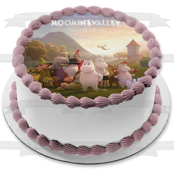 Moominvalley Moominpapa Moominmama Snork Maiden Moomintroll Edible Cake Topper Image ABPID54384
