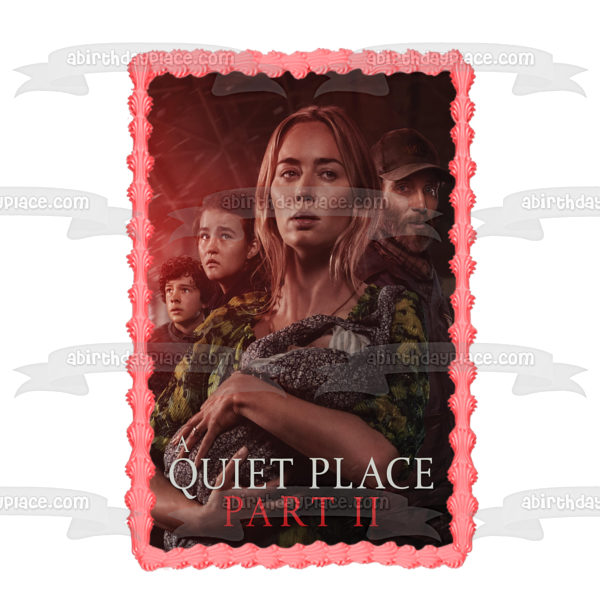 A Quiet Place Part II Evelyn the Baby Regan Marcus Emmet Edible Cake Topper Image ABPID54482