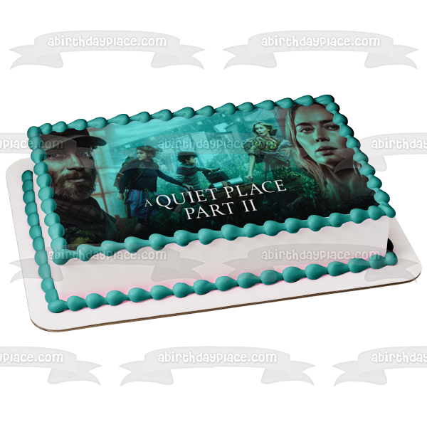 A Quiet Place Part II Evelyn Regan Marcus Emmet Edible Cake Topper Image ABPID54483