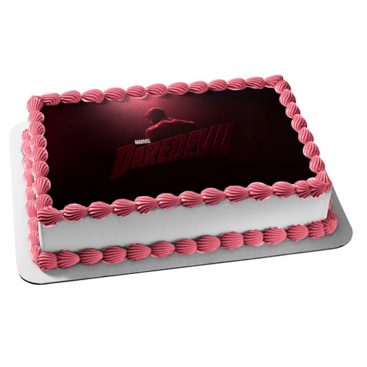 Marvel Daredevil Edible Cake Topper Image ABPID54490