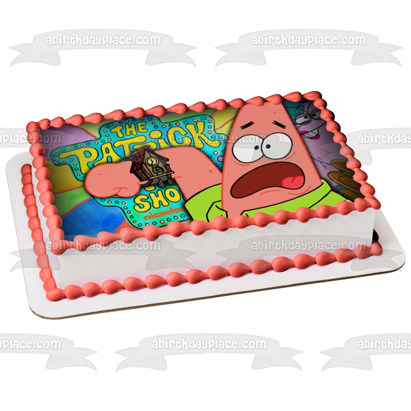 The Patrick Star Show Edible Cake Topper Image ABPID54503