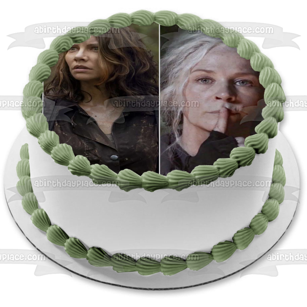 The Walking Dead Negan Maggie Carol Daryl Edible Cake Topper Image ABPID54431