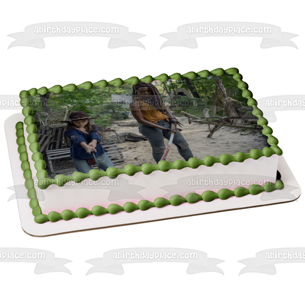 Imagen de decoración comestible para tarta de Michone Judith de The Walking Dead ABPID54441 