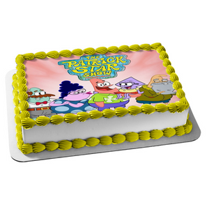 The Patrick Star Show Bunny Star Cecil Star Squidina Star Edible Cake Topper Image ABPID54508