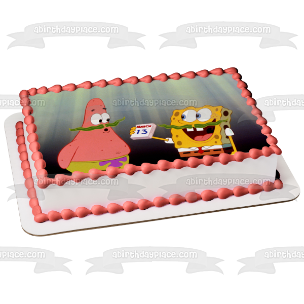 The Patrick Star Show SpongeBob SquarePants Edible Cake Topper Image ABPID54509