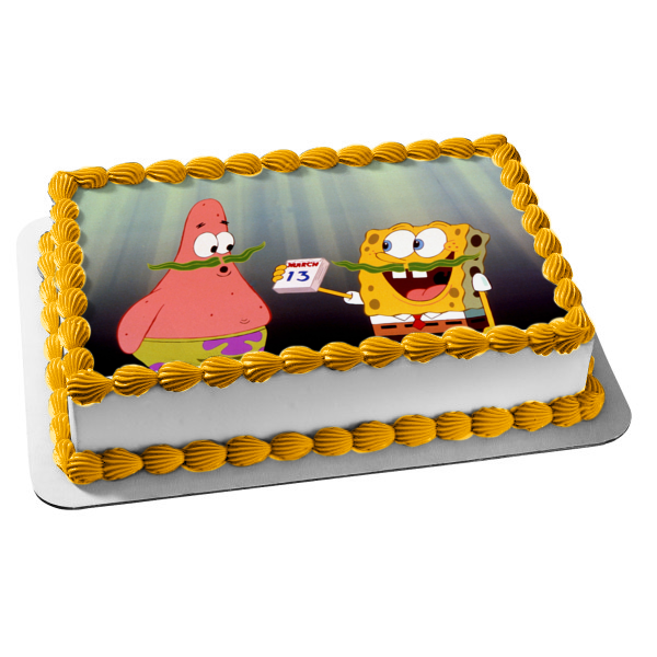 The Patrick Star Show SpongeBob SquarePants Edible Cake Topper Image ABPID54509
