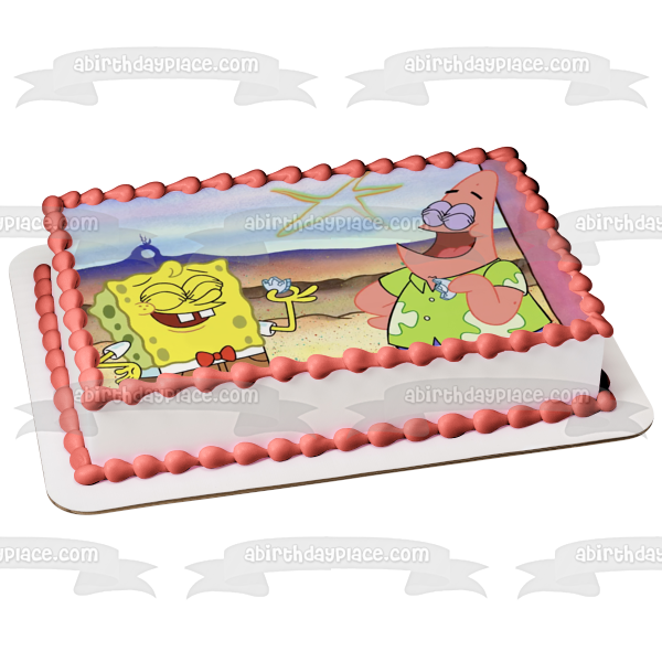 The Patrick Star Show SpongeBob SquarePants Edible Cake Topper Image ABPID54512