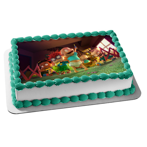 Rugrats Animated Series Tommy Chuckie Phil Lil Susie Edible Cake Topper Image ABPID54527