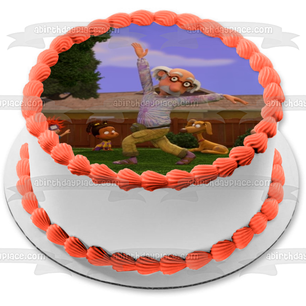 Rugrats Animated Series Tommy Chuckie Phil Lil Susie Grandpa Edible Cake Topper Image ABPID54529