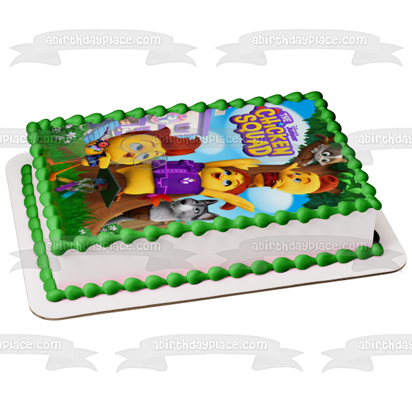 Adorno comestible para tarta con diseño del Capitán Tully del Little Boo del escuadrón de pollo ABPID54534 