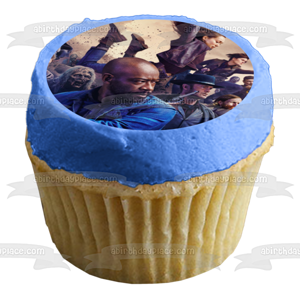 Fear the Walking Dead Morgan Al Alicia John Zombies Imagen comestible para decoración de tarta ABPID54459 