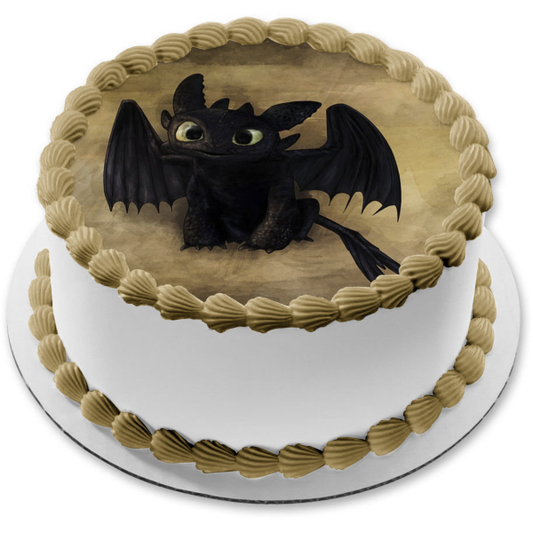 Cómo entrenar a tu dragón desdentado adorno comestible para tarta imagen ABPID00133 