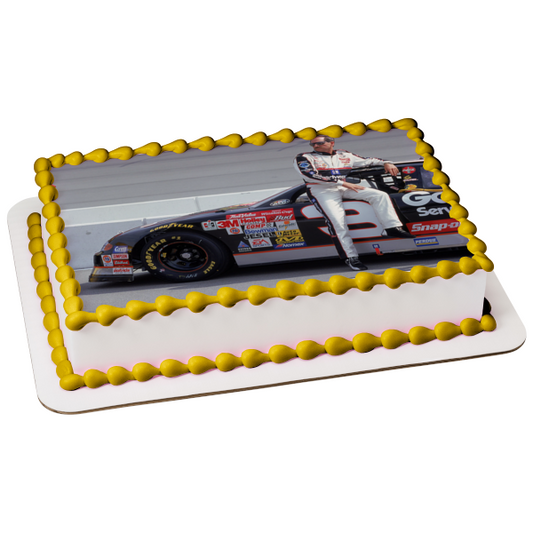 Ralph Dale Earnhardt Sr. Goodyear Nascar Edible Cake Topper Image ABPID00177